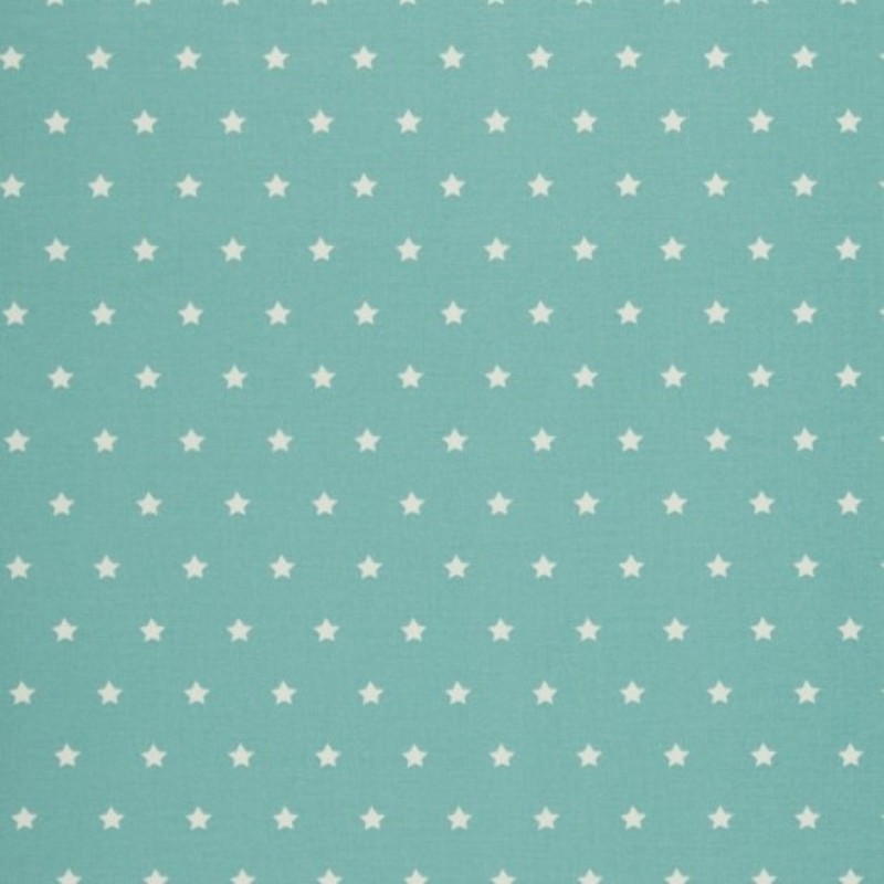 Oilcloth Acryl - Meluna mini stars aqua