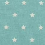 tissu enduite acrylique - Meluna star aqua
