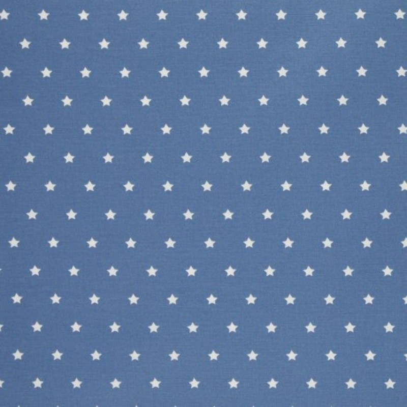 tissu enduite acrylique - Meluna étoiles bleu