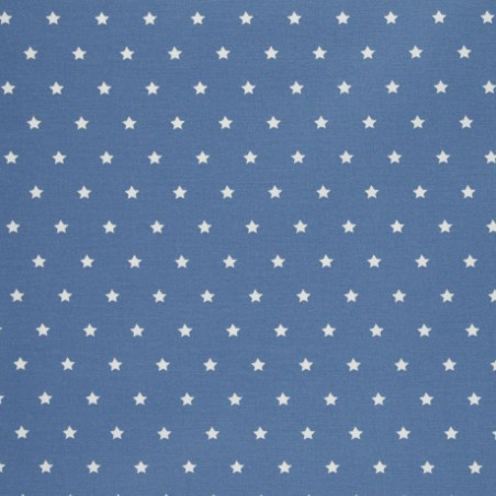 Toile cirée acrylique - Meluna étoiles bleu
