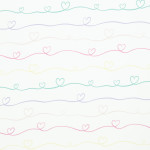 Jersey - Scribble Hearts weiss by Mrs Mint Jersey - Scribble Hearts weiss by Mrs Mint