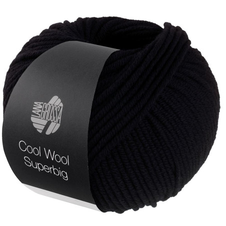 Lana Grossa - Cool Wool Superbig noir (43)