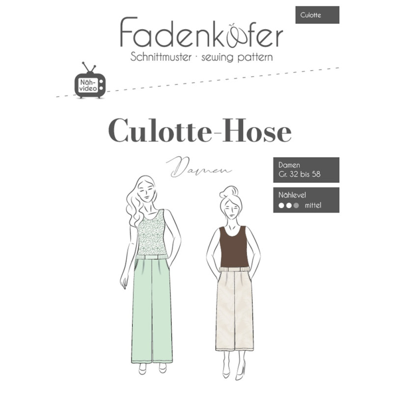 Fadenkäfer - Culotte Hose Damen