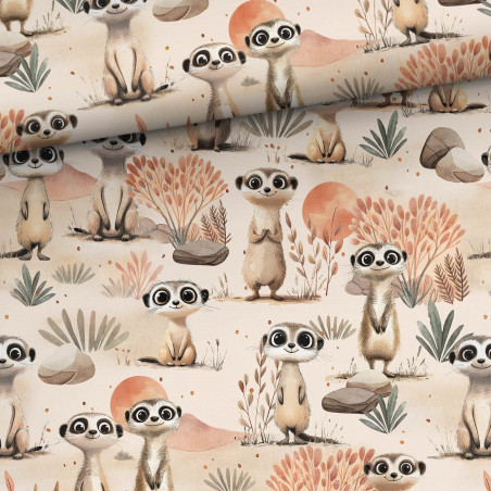 french terry - Meerkat sand
