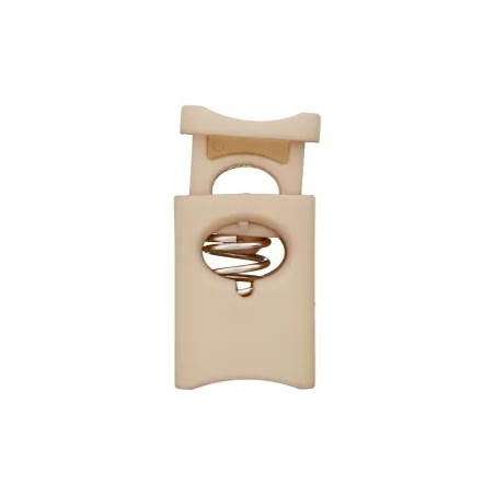 Arrêt de cordon long beige