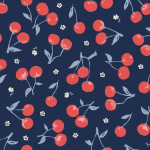 Cloud 9 - Jubilant Cherries, navy Cloud 9 - Jubilant Cherries, navy
