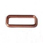 Square ring 40mm copper