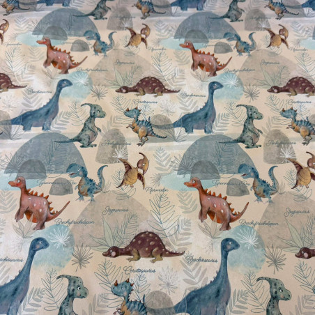 softshell - Dinos dark beige