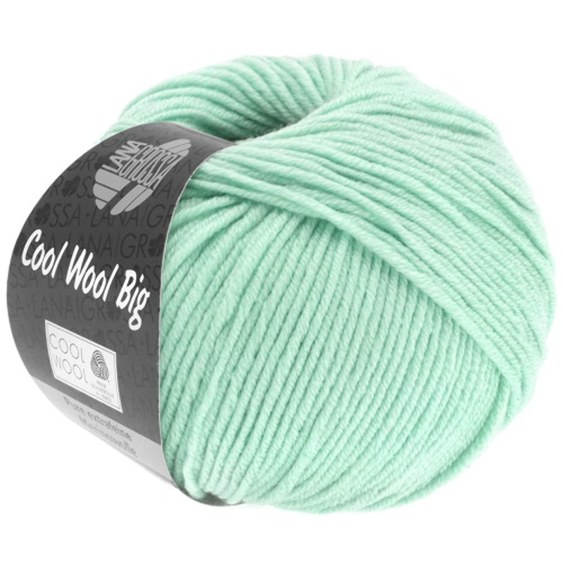 Lana Grossa - Cool Wool Big vert pastel (978) Lana Grossa - Cool Wool Big vert pastel (978)