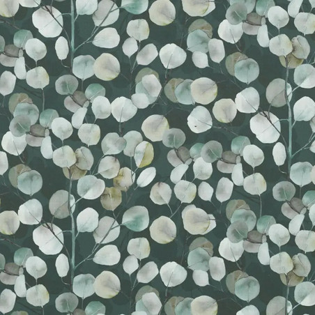 Canvas - Eucalyptus Boho Leaf dark green