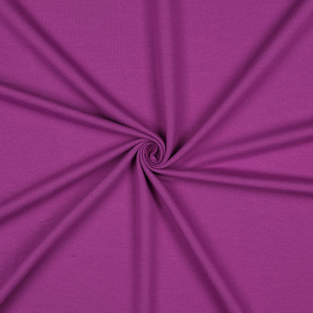 Bio french terry - uni violet (v)