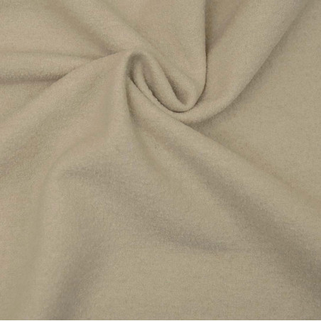 Merino- boiled wool ecru