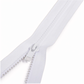 Fermeture éclair de veste - blanche (st501)
