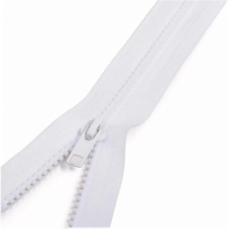 Fermeture éclair de veste - blanche (st501)