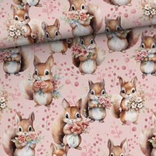 Cotton - Squirrel pink