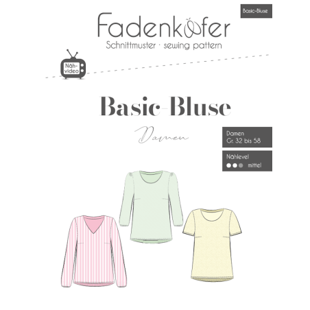 Fadenkäfer - Basic-Bluse Damen