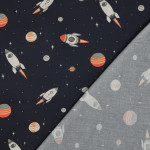 Cotton - Space navy Cotton - Space navy