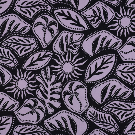 viscose - Rosella Stretch abstract navy