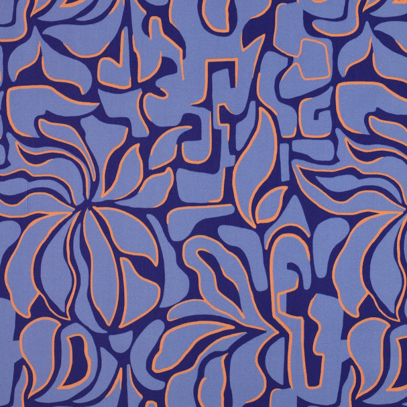 viscose - Rosella Stretch abstract cobalt viscose - Rosella Stretch abstract cobalt
