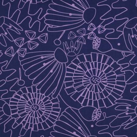Baumwollpopline - Nerida Hansen Eden navy