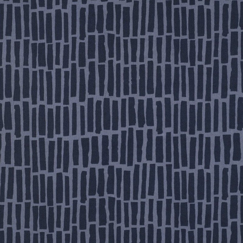 Baumwollpopline - Abstrakt navy Baumwollpopline - Abstrakt navy