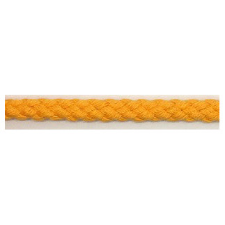 Cordon en coton 9 mm orange clair (l)