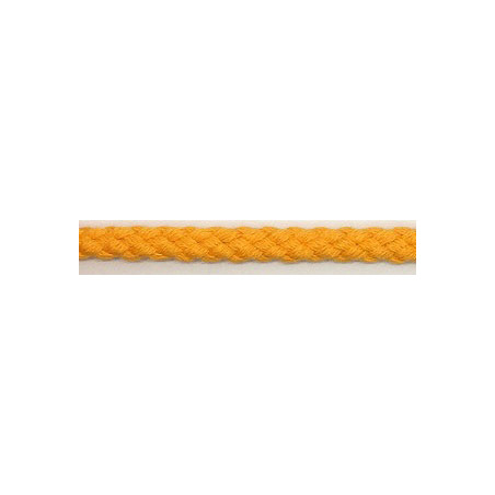 Cordon en coton 9 mm orange clair (l)