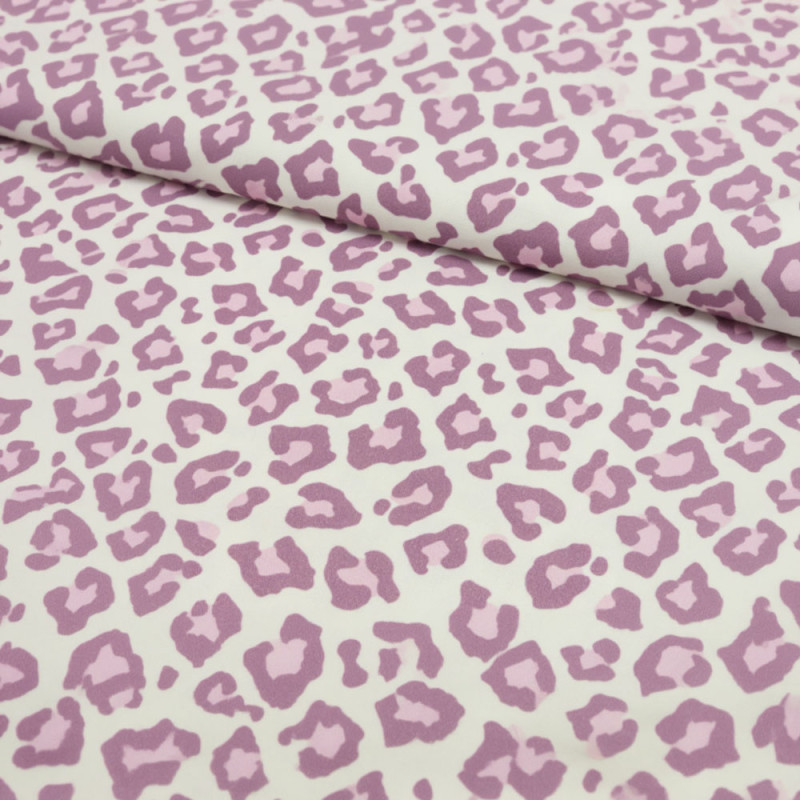 Canvas - Leo mauve on white Canvas - Leo mauve on white