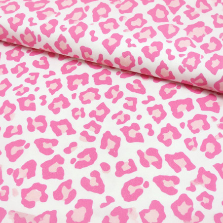 Canvas - Leo pink auf weiss
