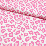 Canvas - Leopard pink on white Canvas - Leopard pink on white