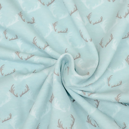 Sweat - Mrs Mint für Hilco Happy Deer Geweih - hellblau