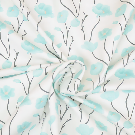 Jersey - Mrs Mint for Hilco Poppy white/mint