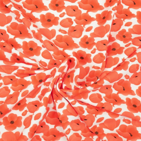 copy of Jersey - Mrs Mint for Hilco Poppy Dreams red