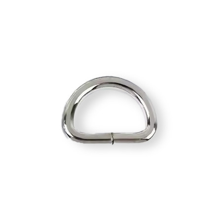 D-Ring 30mm rund silber
