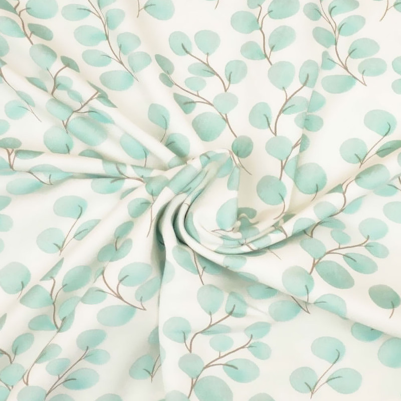 Jersey - Mrs Mint for Hilco Fine Eucalyptus off-white