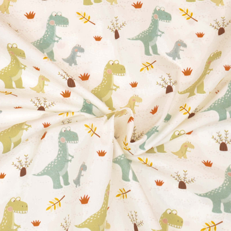 Baumwolle - Hilco T-Rex weiss Baumwolle - Hilco T-Rex weiss
