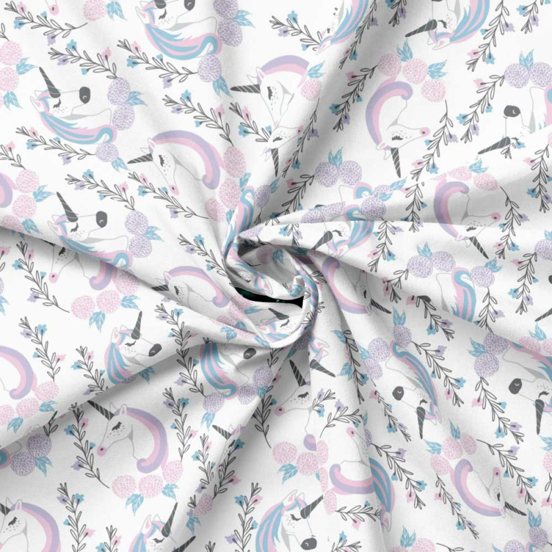 Camelot fabric - Enchanted Forest Einhörner weiss Camelot fabric - Enchanted Forest Einhörner weiss