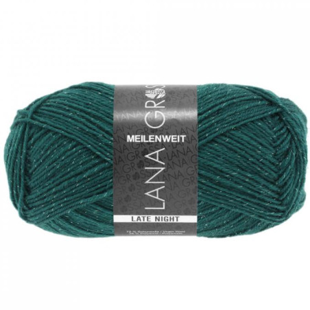 Lana Grossa - Meilenweit 50 Late Night opal green (2907)