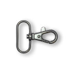 Snap hook 32mm gunmetal oval