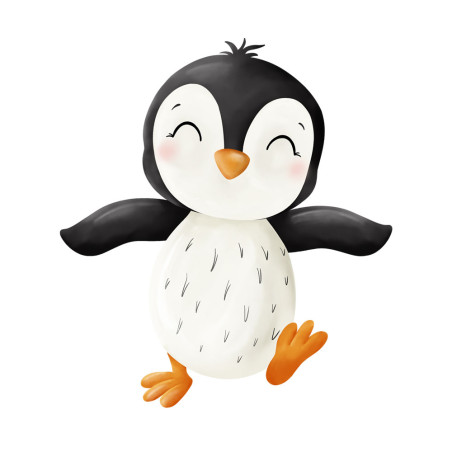 Bügelbilder - Mrs Mint Design - Pinguin