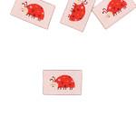 Woven Label - Ladybug sand Woven Label - Ladybug sand