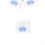 Woven Label - knitted white Woven Label - knitted white