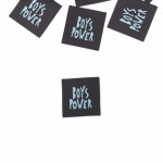 copy of Woven Label - Turquoise Flower copy of Woven Label - Turquoise Flower