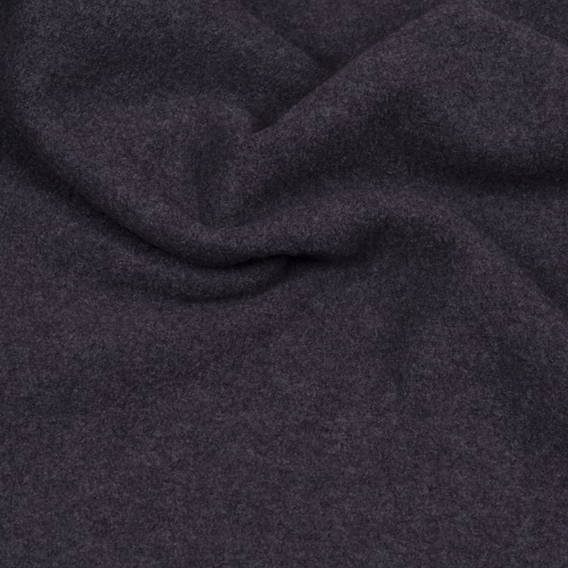 Merino boiled wool anthracite