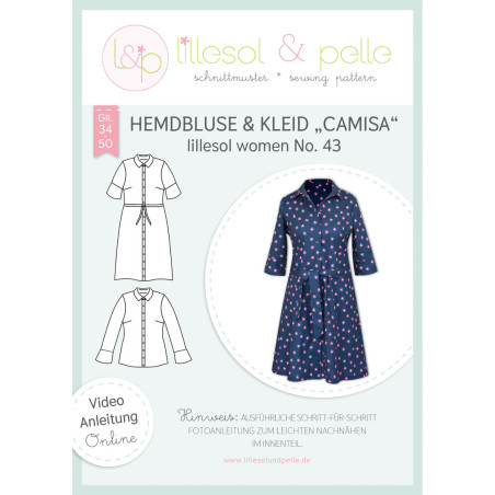 lillesol women No.43 shirt blouse & dress Camisa