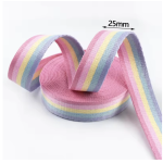 25mm webbing - Pastel rainbow 25mm webbing - Pastel rainbow