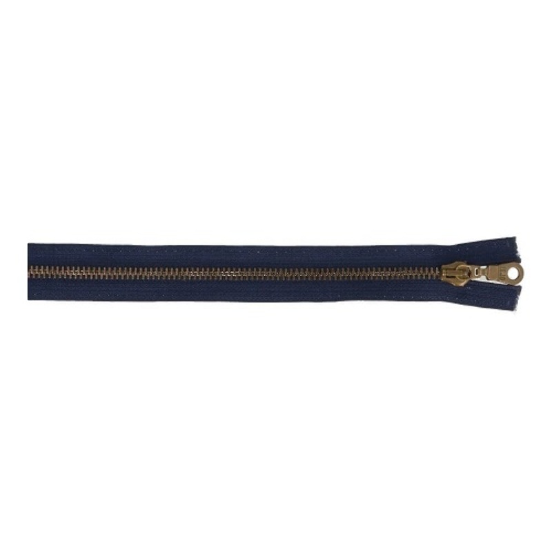 Jacket zipper Optilon - metal antique navy (210)