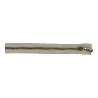 Jacket zipper Optilon - metal antique grey (04)