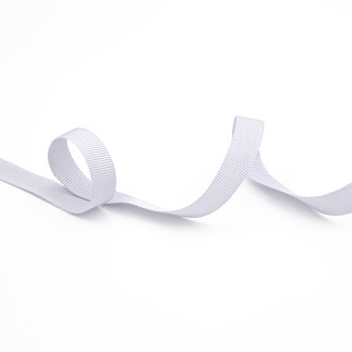 Grosgrain ribbon - 10mm, light grey 702