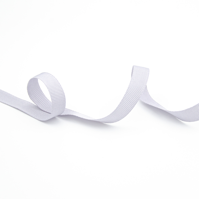 Grosgrain ribbon - 10mm, light grey 702